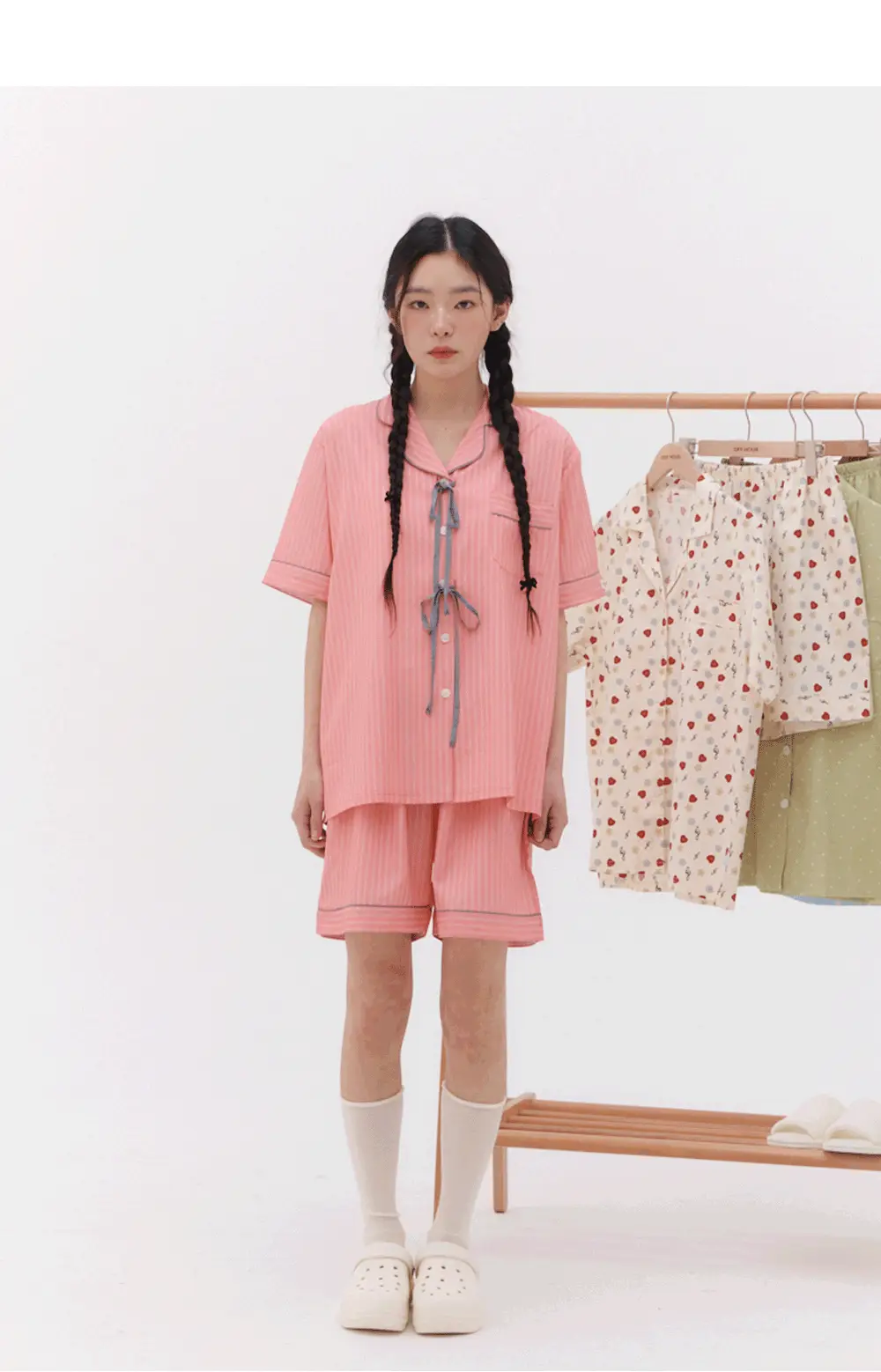 [곽민경 PICK] 오프아워 베이비드림 반팔 잠옷 세트 (M / L/ XL) 상세페이지 15